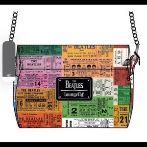 Loungefly The Beatles Colorful Ticket Crossbody Bag